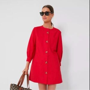 Tuckernuck Vibrant Red Mini Dress
